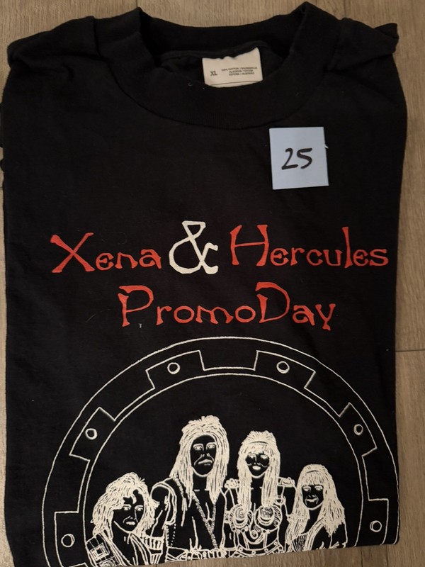 Vintage Xena Warrior Princess and Hercules  TV Promo T shirt Adult Size XL