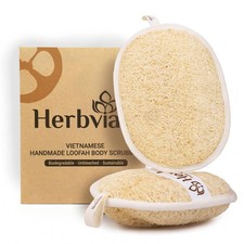 Discos exfoliantes corporales de lufa natural vietnamita a base de plantas