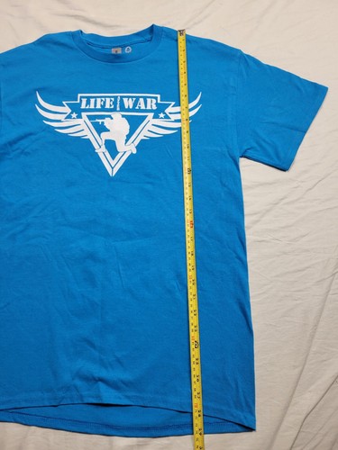 Camiseta Gildan Life War Para Hombre Talla Mediana Manga Corta Veteranos Algodón Pesado - Imagen 4 de 7