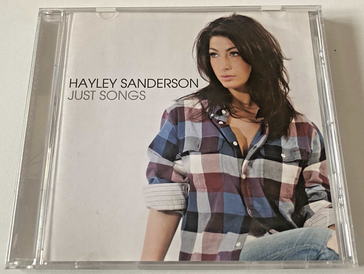 Hayley Sanderson – Just Songs UK CD Album 2009 Laughing Stock 15 Tracks Yellow