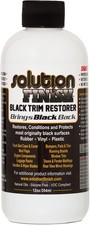 Black Plastic Vinyl Trim Restorer Use Car Truck Detailing No Wet Look
