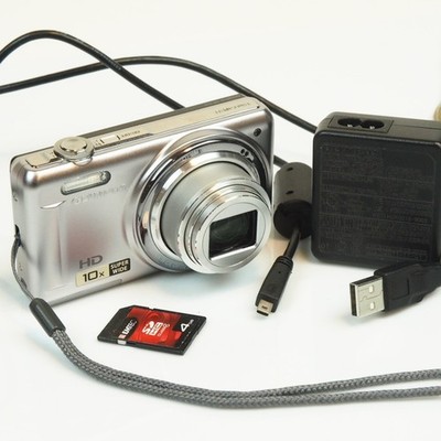 Olympus VR-310 Digital Camera 14.0MP 10X Optical Zoom Silver Tested Working