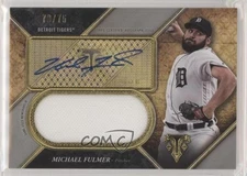 2017 Triple Threads Unity Jumbo Relics Silver 70/75 Michael Fulmer Auto 0cz