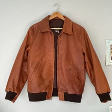 Vintage Johnson Leathers San Francisco Leather Jacket Size 40 Men’s Med Large
