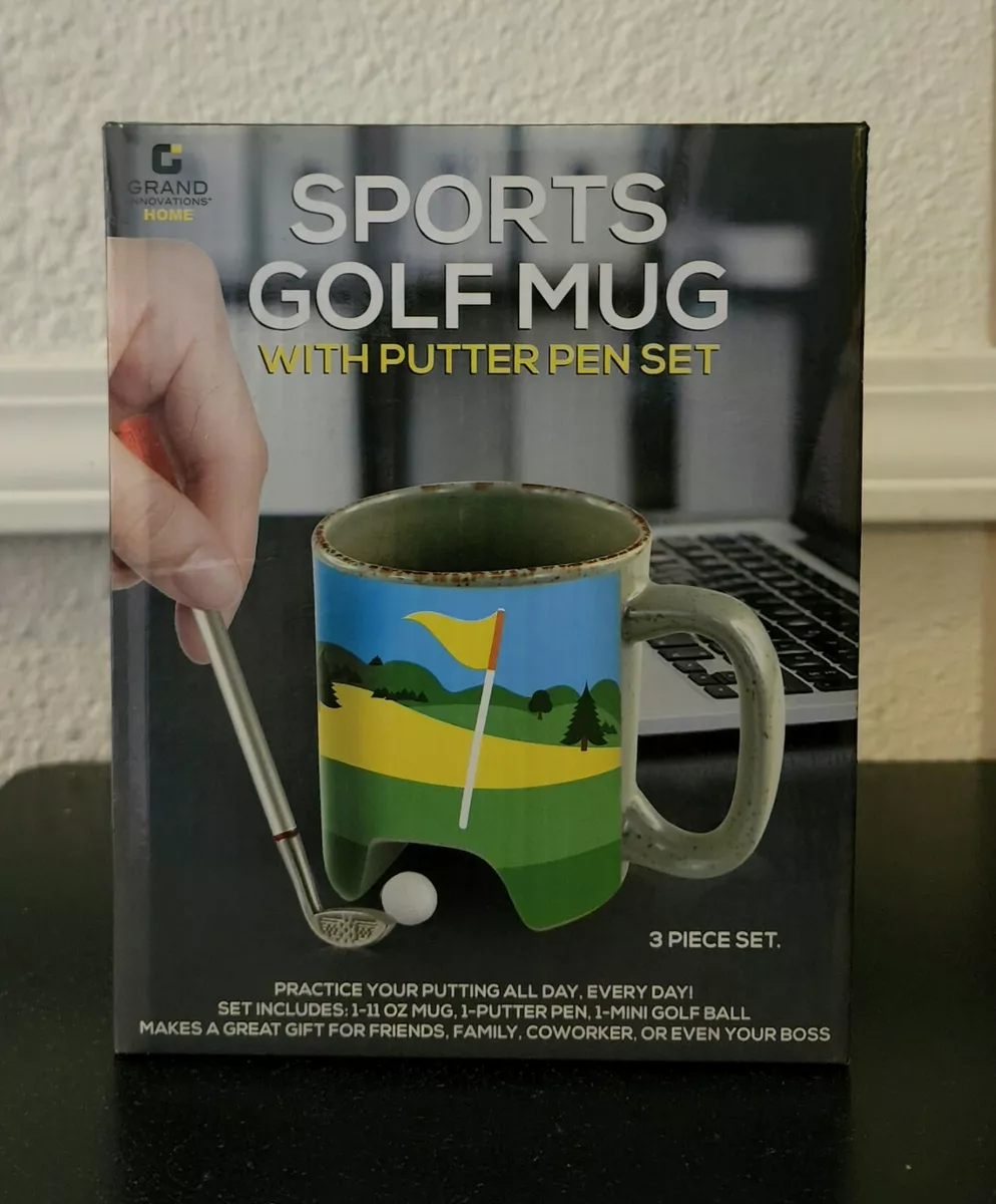 Grand innovations Home Sports Golf Mug With Putter Pen Set Novelty Sports