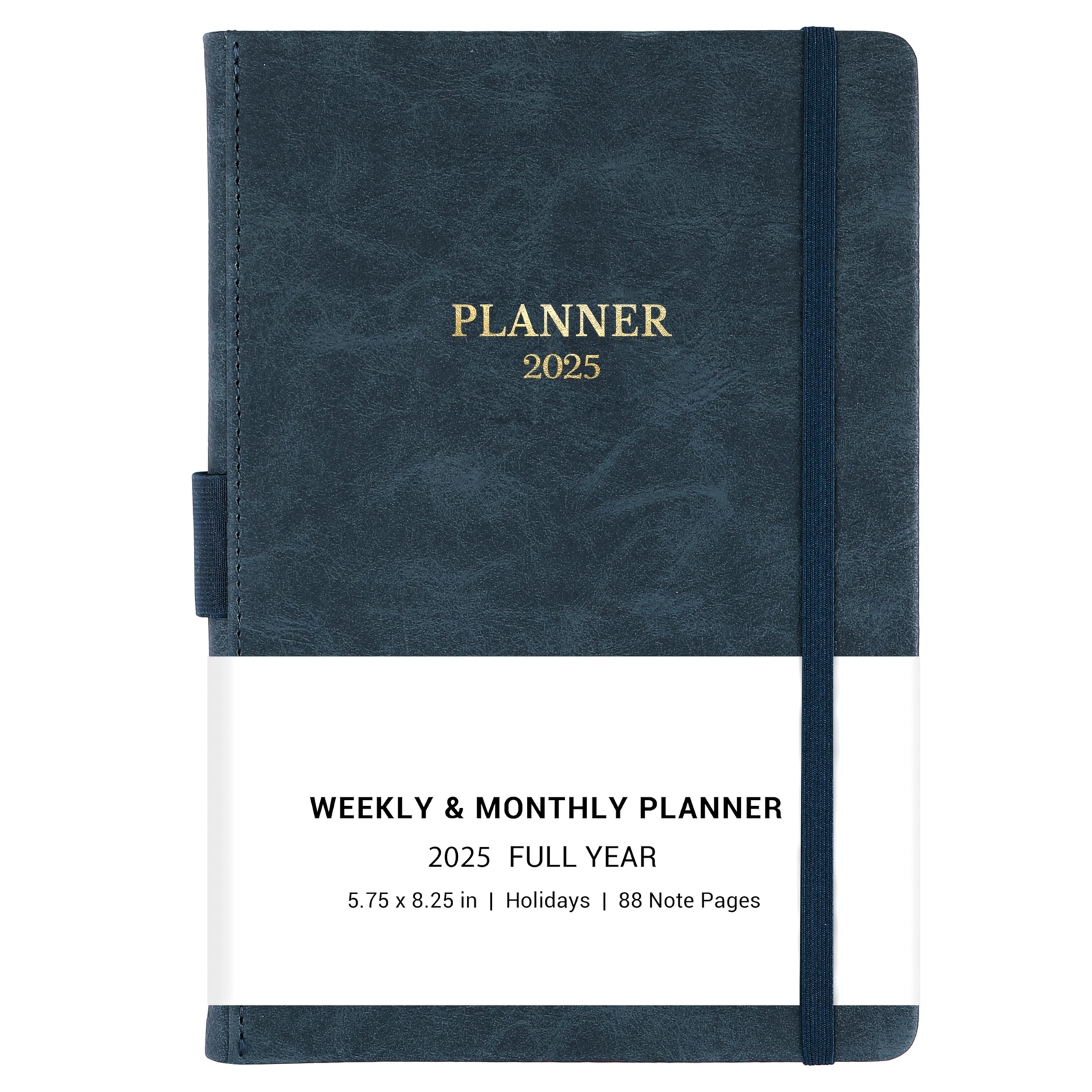 2025 Planner - Weekly & Monthly Planner 2025 Faux Leather Hardcover High-end ...