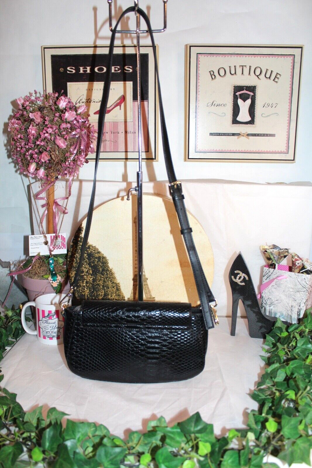 ECLECTIC KATE LANDRY  BLACK PYTHON  SNAKE LIKE CR… - image 12