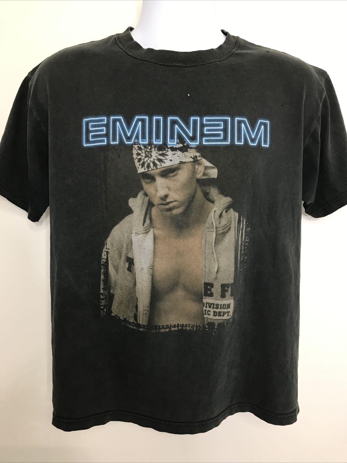 EMINEM Vintage 2003 Concert T Shirt M Double Sided D12 50 Cent Missy Elliott