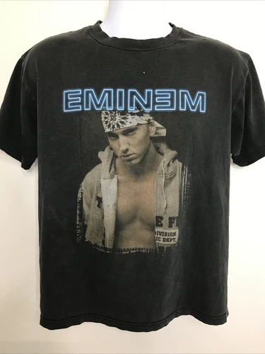 EMINEM Vintage Concert T Shirt M Double Sided D12 50 Ce 2000s vintage concert t-shirt, vintage, single stitch, B+ condition