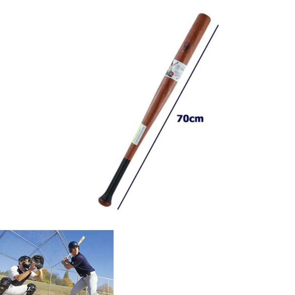 Batte De Baseball Softball En Bois Sport Entraînement Adultes Enfants 70CM 94484 - Photo 1/1