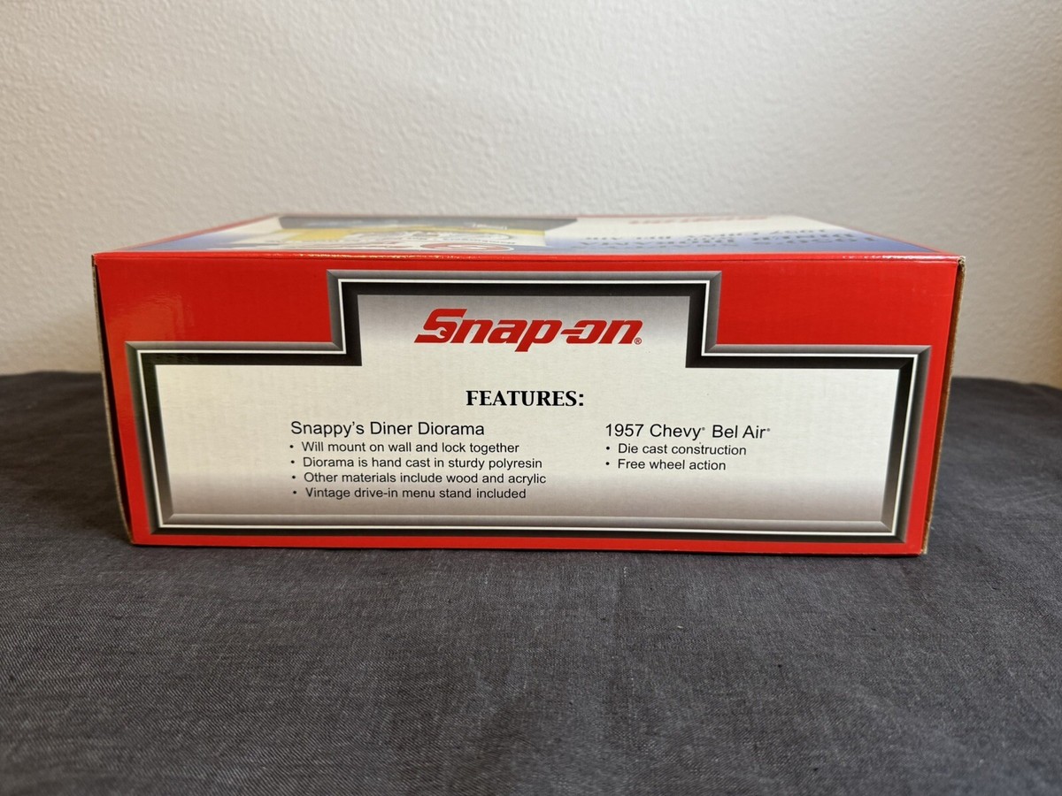RARE Snap-on 1950s Snappy's Diner Diorama 1957 Chevy Bel Air New