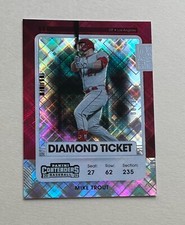 2021 Panini Contenders Diamond Ticket #56 Mike Trout /15 #X1914