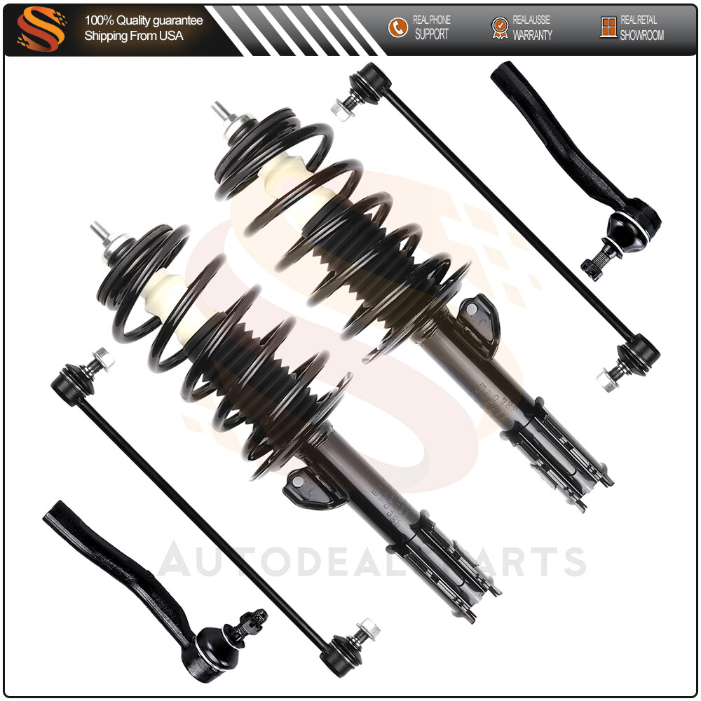 2012-2015 Toyota Prius C Front Struts Stabilizer Tie Rods Kit  