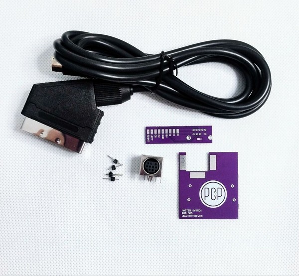 Sega Master System II 2 RGB Video Mod Kit + Cable MD 2