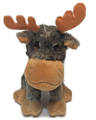 Winkeez Moose 6.5'' Bean Bag Plush 2015 Paw Print Designs Stuffed Animal
