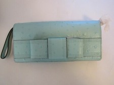 New NO TAGKate Spade Mint color leather bifold snap closing wallet/wrist strip