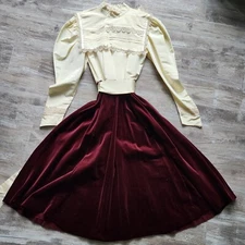 Gunne Sax Vintage Victorian Prairie by Jessica San Francisco Dress Womens Size 5