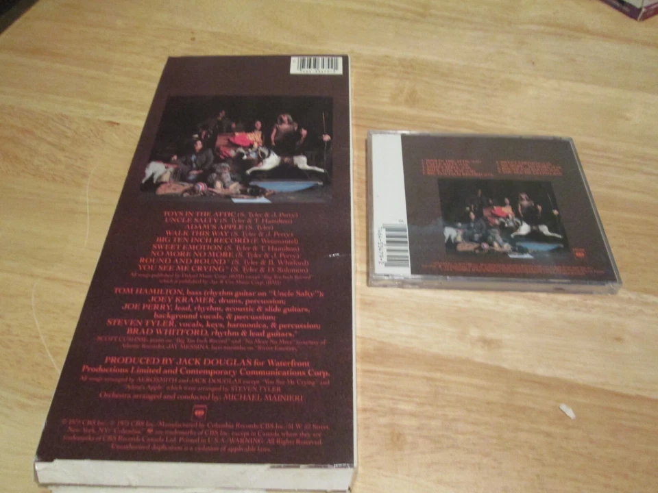 Aerosmith - Toys In The Attic Rare Longbox Hard To Find - Image 2 of 4