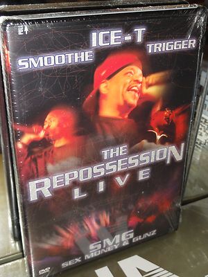 Ice-T, Smoothe, Trigger, The Repossession Live (DVD) Sex Money & Gunz, NEW!