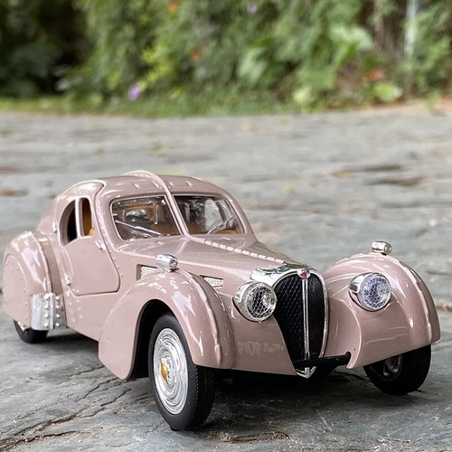 1:28 Bugatti TYPE 57SC Classic Car Diecast Model Simulation Collection Kids Gift - Picture 2 of 18