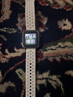   White And Gold Android iOS Smart Watch Smart wristband 3 App