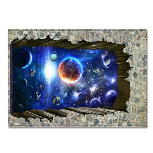 3D Planets Carpet Floor Mat Home Decor Area Rugs Carpet Multi-function Anti-Skid - Picture 3 of 9