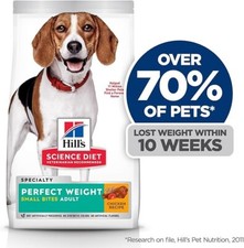 Hill's Science Diet Adult Perfect Weight Small Bites Chicken Recipe Dry Dog Food