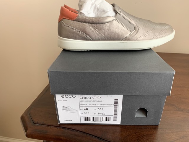 ecco mens black shoes