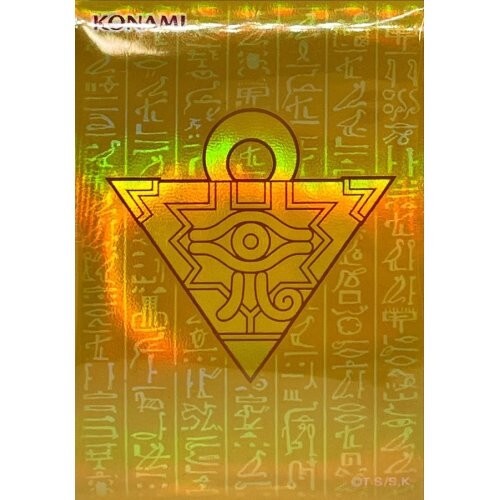 YuGiOh Sleeves Millennium Puzzle Gold Card Millennium Gold Box 55pcs