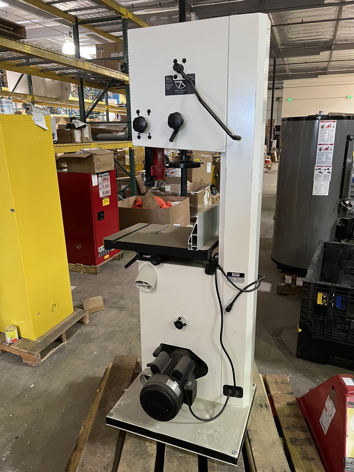 JET JWBS15 Band Saw Vertical 115/230V AC 14 1/8" Throat Dp 3,100 SFPM