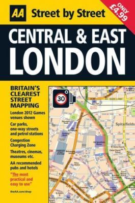 London Map Central and East (AA Street by Street), , Good Book