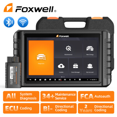 2026 FOXWELL NT1009 KFZ Diagnosegerät Profi Auto OBD2 ALL SYSTEM ECU K-ey Coding