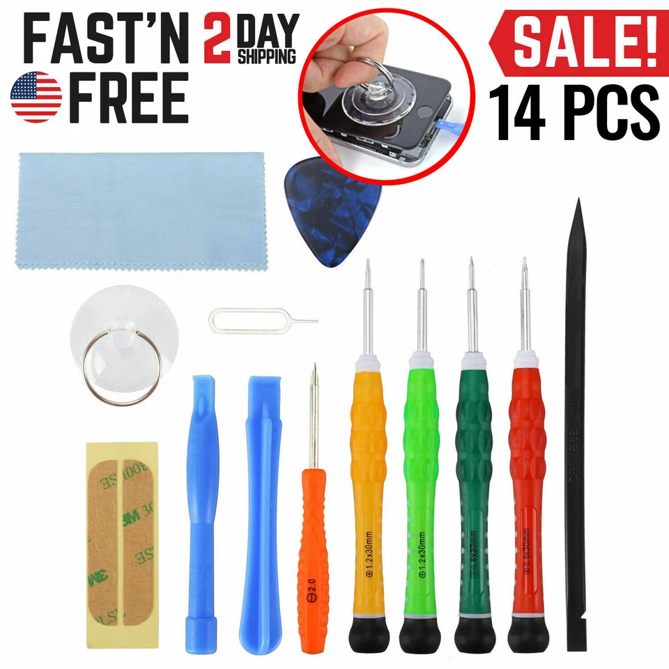 Cell Phone Repair Kit Set Tools Mobile Precision Screwdriver Sceen Opener iPhone - Image 2 of 2