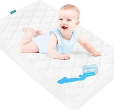 Waterproof Cradle Mattress Pad Cover for Standard Cradle Mattress 36"x18"