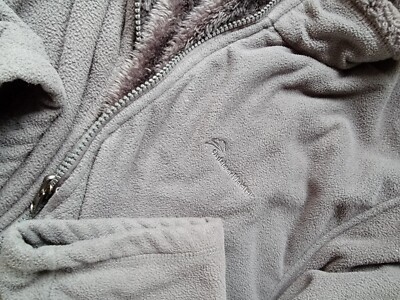 Made USA Outdoor Master fleece jacket Men's 2XL full zip Fur lined Gray