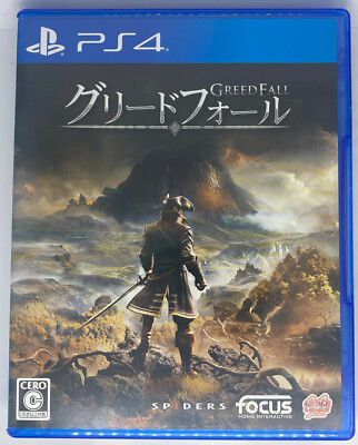 Greed Fall GreedFall Japan Japanese version English PS4