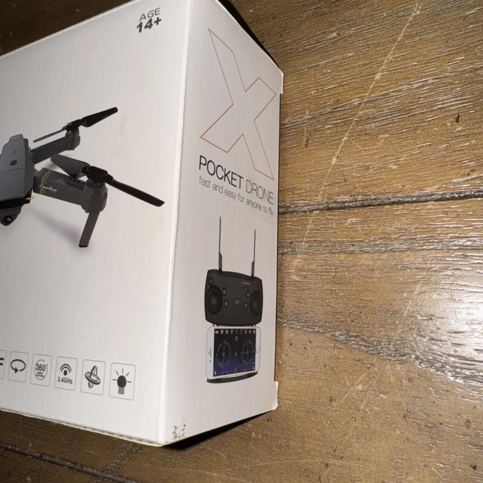 Eachine E58 Pocket Drone Quadcopter 720p Camera + 3 Rechargable LiPo Batteries - Image 2 of 4