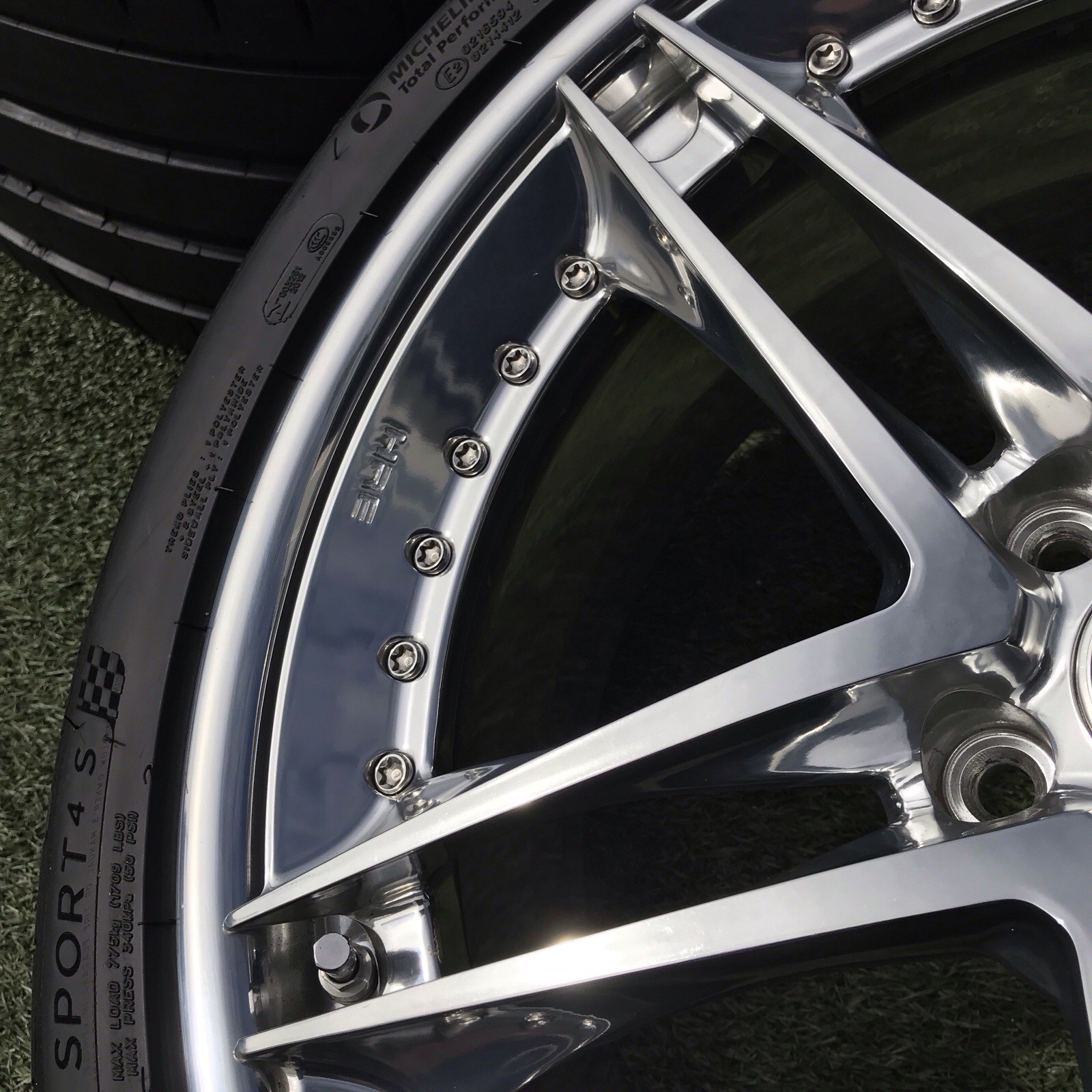 20 21 HRE FERRARI RIMS TIRES CALIFORNIA T 3PC RIMS WHEELS