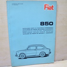 Fiat 850 Bodywork Spare Parts List Catalog Manual Book 2nd Edition Guide