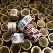 5 Rolls of 100 (2023) USPS Stamps - In Total 500 PCS-Sent From New Jersey