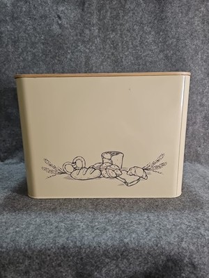 Large Metal Bread Box Space Saving Vertical Bamboo Cutting  Board Cooler Kitchen