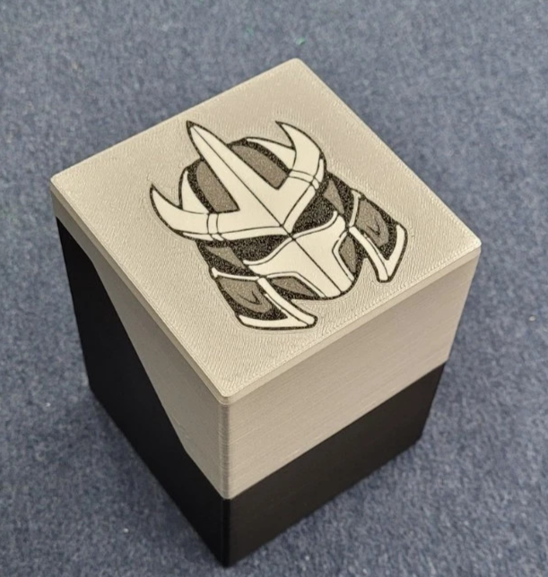 Super Shredder deck box - holds 100 sleeved cards - TMNT Magic mtg