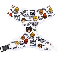 Star Wars Pet Harness, Dog Collar Plastic Buckle, Star Wars Characters and Quote