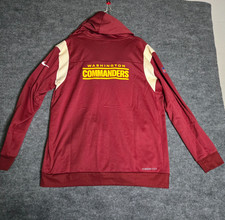 NWT NEW Washington Commanders Nike Men's Zip Up Sideline Hoodie Sweatshirt 2XL