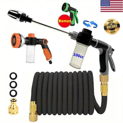 #ad #ad Pocket Hose Copper Bullet 100ft 150ft Garden Hose With 2 Thumb Spray Nozzle $31.98