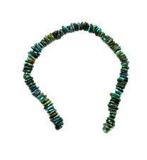 Natural Genuine Earthy Kingman Turquoise Rough Nugget Beads 10-15mm 16" T21