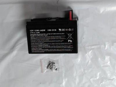 Genuine Ariens 12 volt, 12 amp Zero Turn Mower Battery Part# 04738800