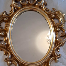 ROBERTA WOOD Baroque Mirror. Vintage Gold Frame