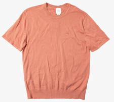 CALVIN KLEIN BNWT MENS SS SUPIMA COTTON CREWNECK SWEATER sz M SUNSET ROSE