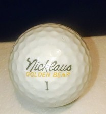 Vintage Jack Nicklaus "Golden Bear" MacGregor Logo Golf Ball